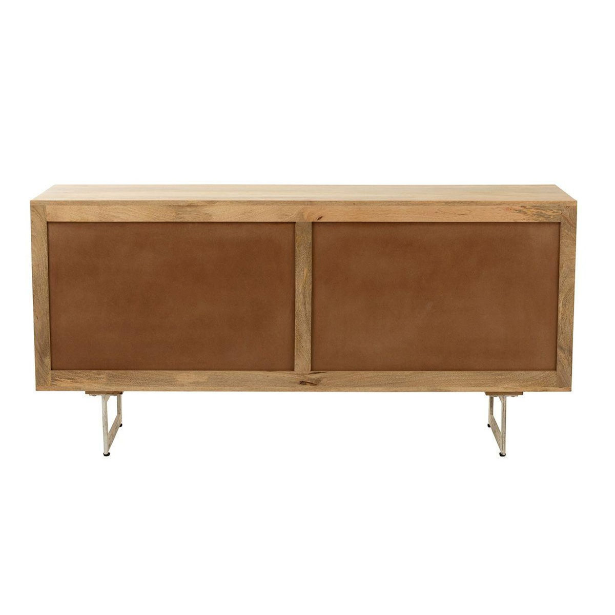 Paris Prix Buffet en Bois 4 Portes  Weaving  170cm Naturel