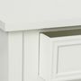 Voir la diapositive 2 : ATMOSPHERA Table de Chevet  Charme  67cm Blanc
