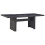 Voir la diapositive 2 : VIDAXL Ensemble a manger d'exterieur 11 pcs Resine tressee Noir