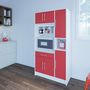 Voir la diapositive 7 : Buffet de cuisine 6 portes 1 tiroir 5 niches PRACTICA