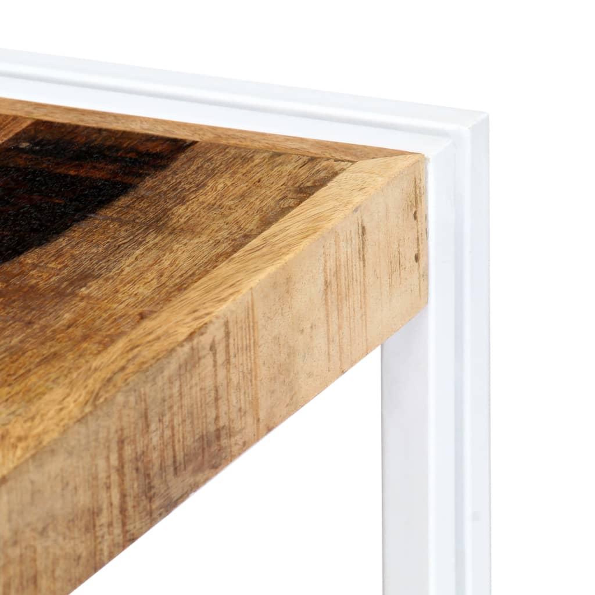 Voir la diapositive 5 : VIDAXL Meuble TV 90x30x40 cm Bois massif de manguier