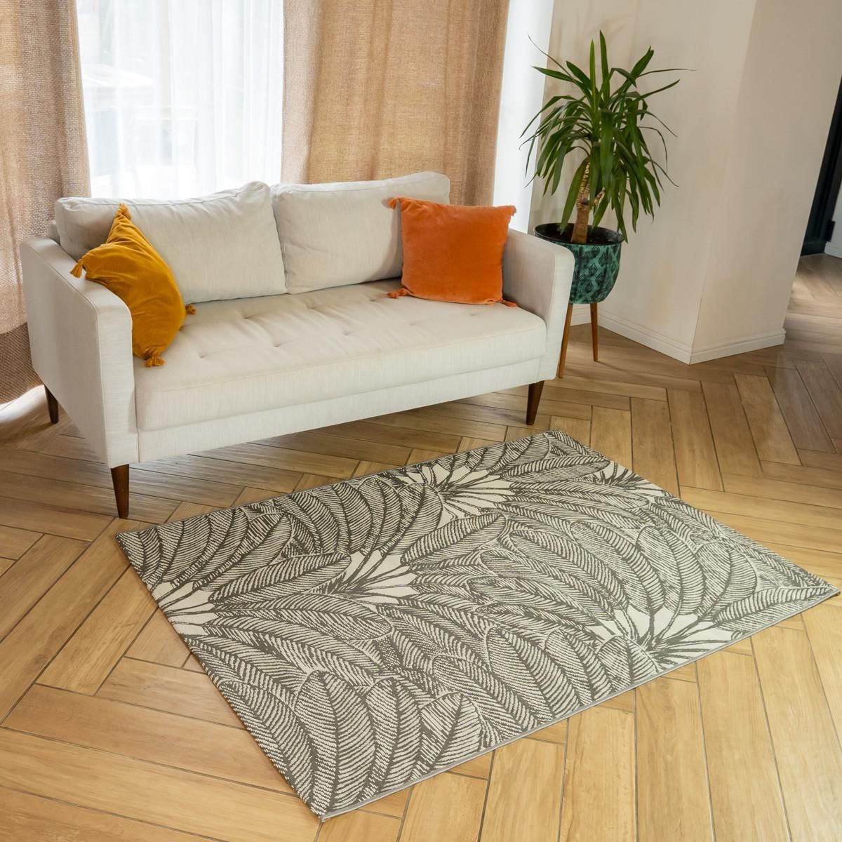 FUTURE HOME Tapis déco intérieur et extérieur palmiers