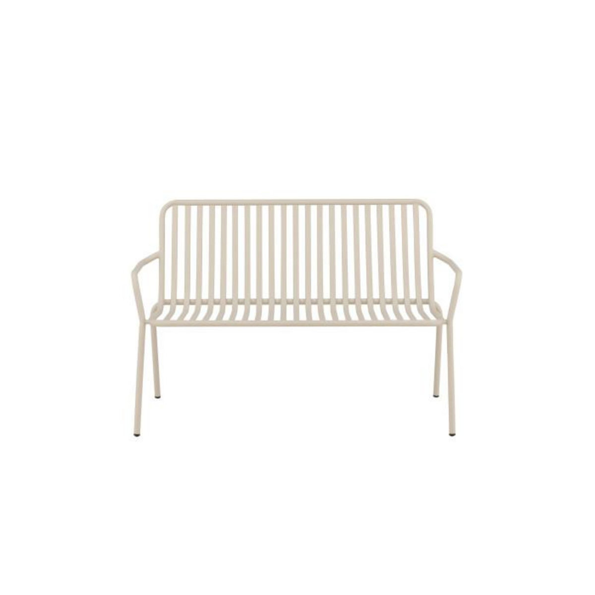Paris Prix Banc de Jardin en Métal  Peking  130cm Beige