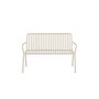 Voir la diapositive 2 : Paris Prix Banc de Jardin en Métal  Peking  130cm Beige