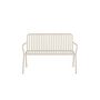 Voir la diapositive 2 : Paris Prix Banc de Jardin en Métal  Peking  130cm Beige