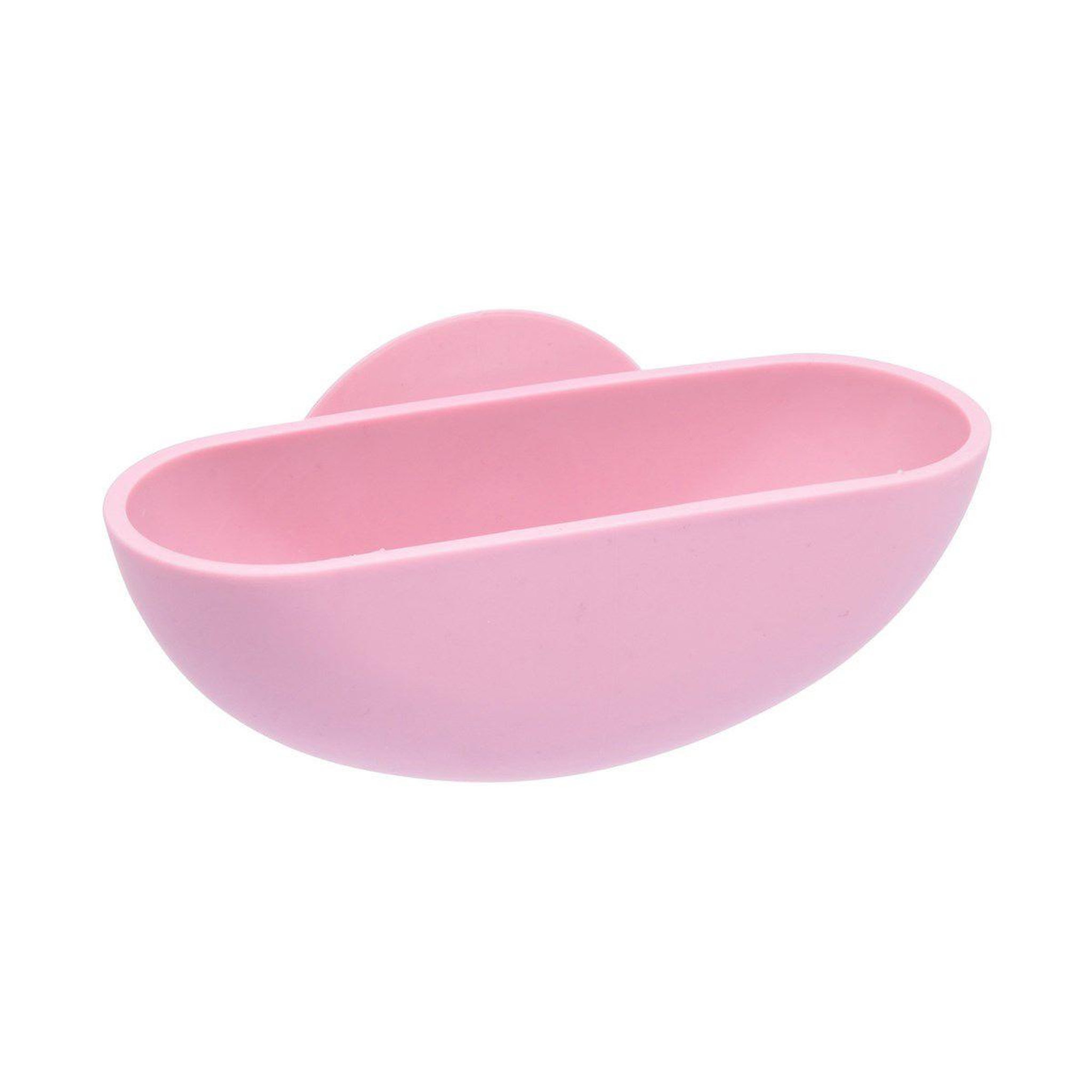 Douceur d'Intérieur Porte savon à ventouse  vitamine ii  13cm rose
