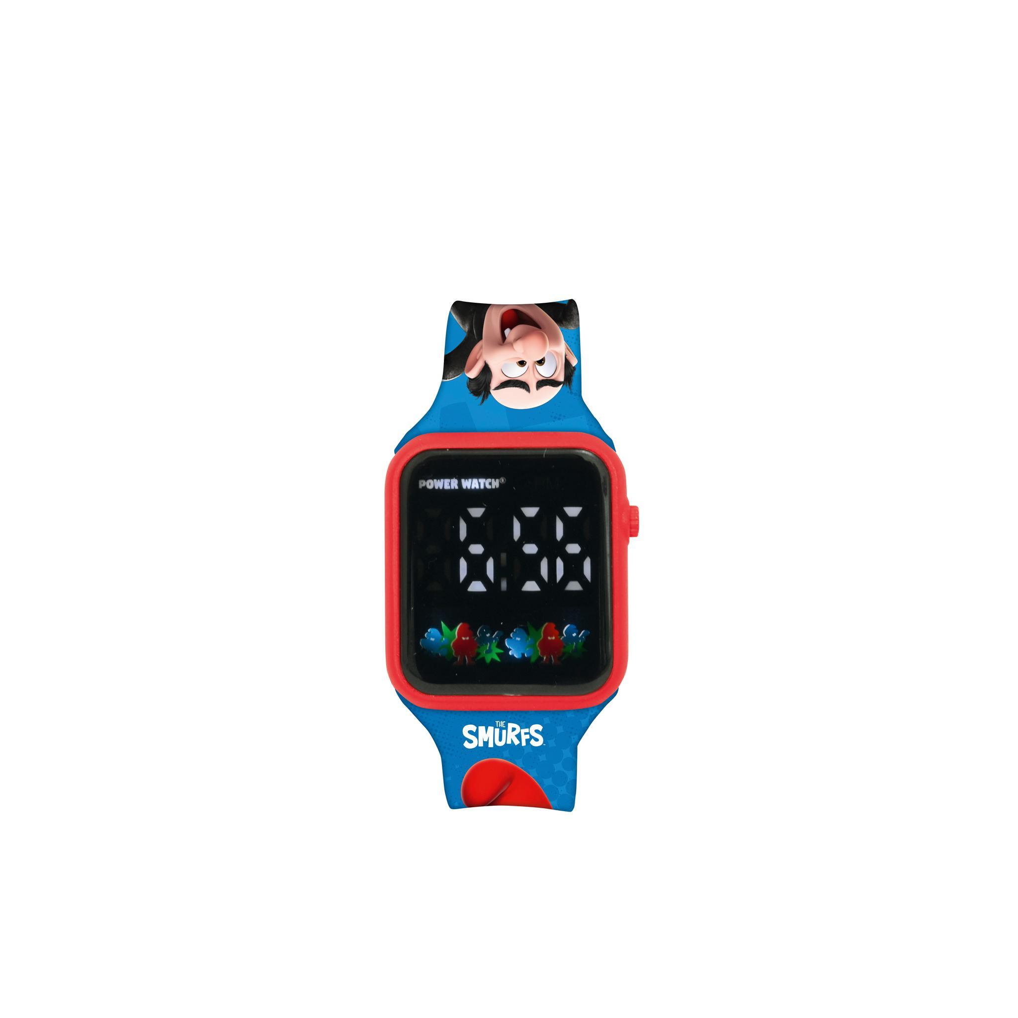 Voir la diapositive 2 : Lexibook Montre digitale LED Schtroumpfs