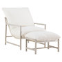 Voir la diapositive 1 : Paris Prix Fauteuil de Jardin & Repose-Pieds  Corso  86cm Beige