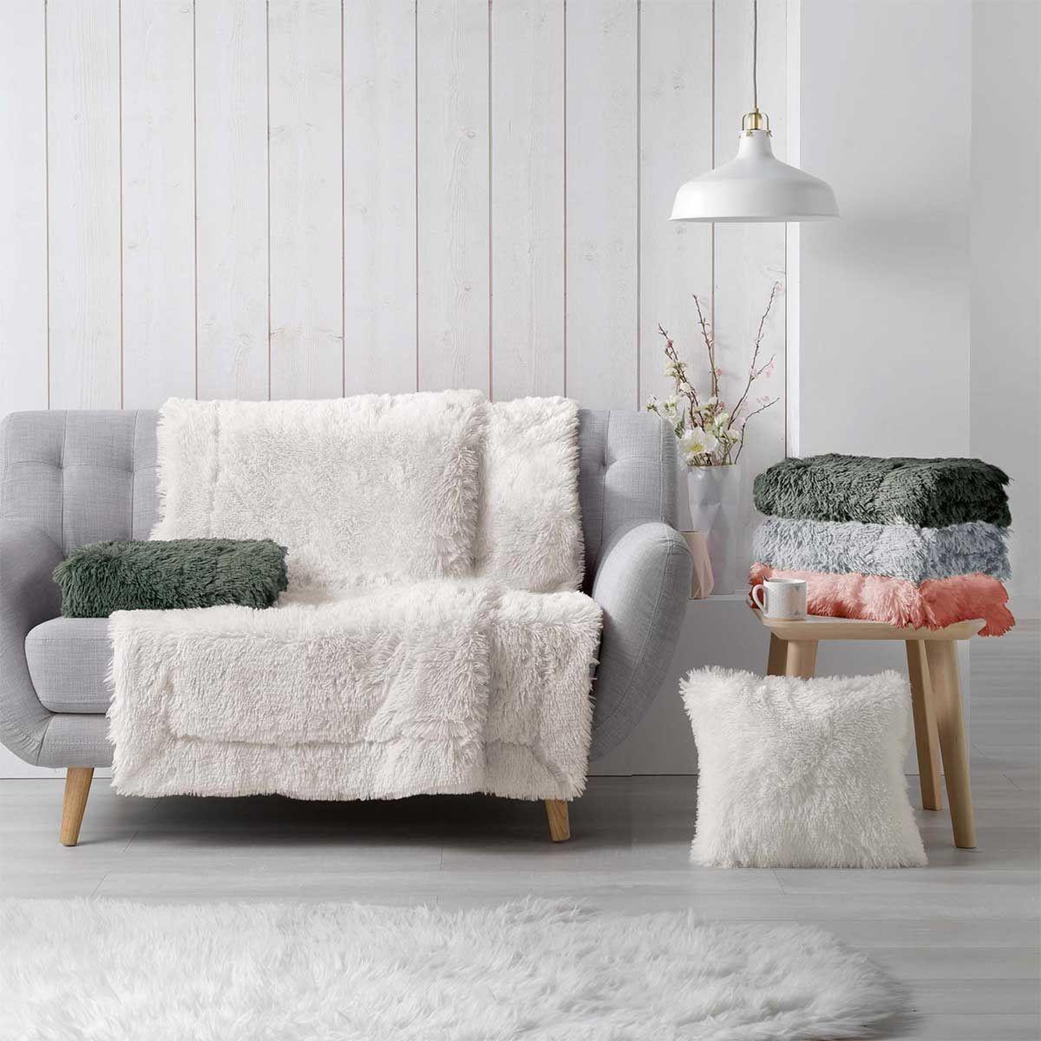 Voir la diapositive 2 : Douceur d'Intérieur Housse de coussin  marilou  40x40cm naturel