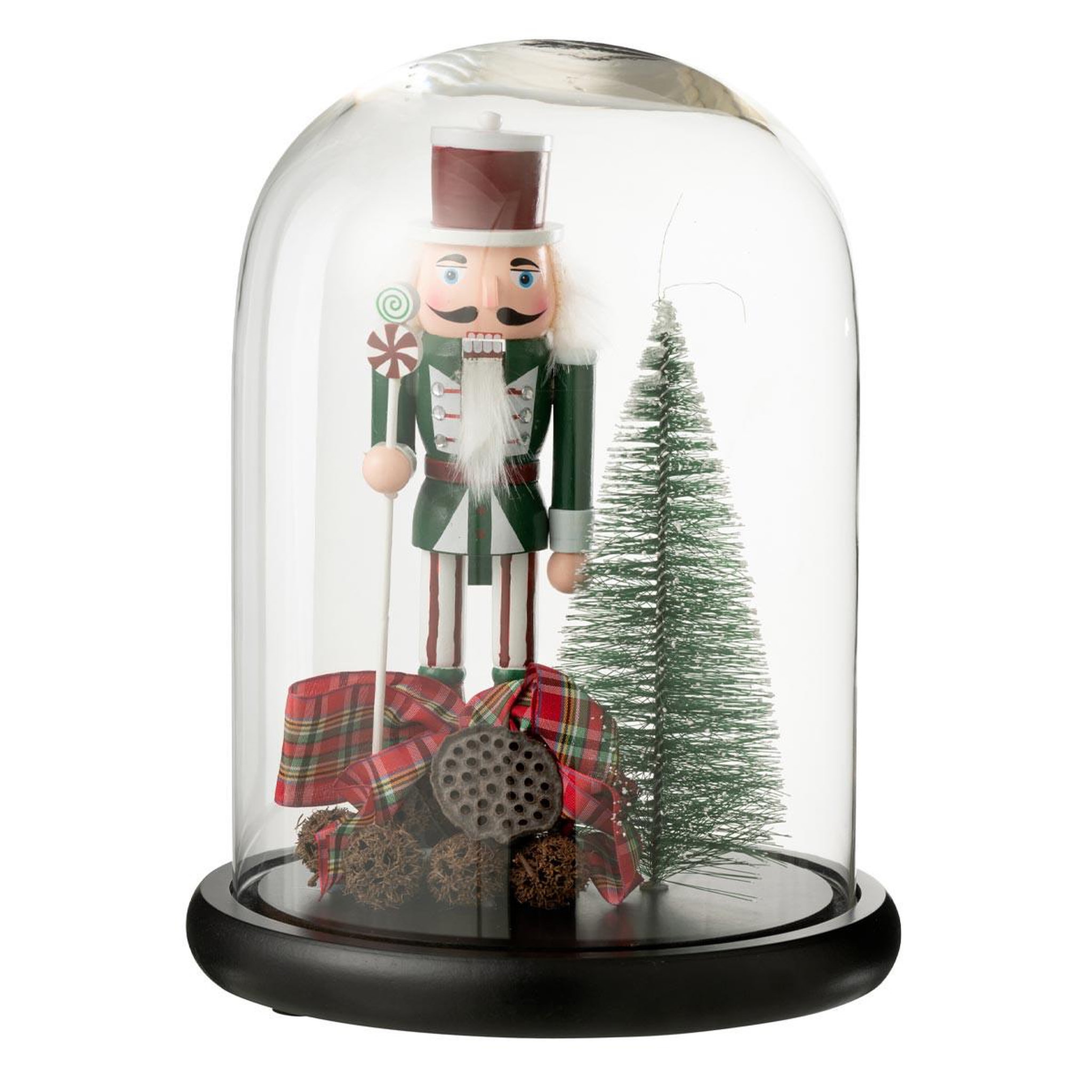 J-LINE Cloche déco noël  casse-noisette  29cm multicolore