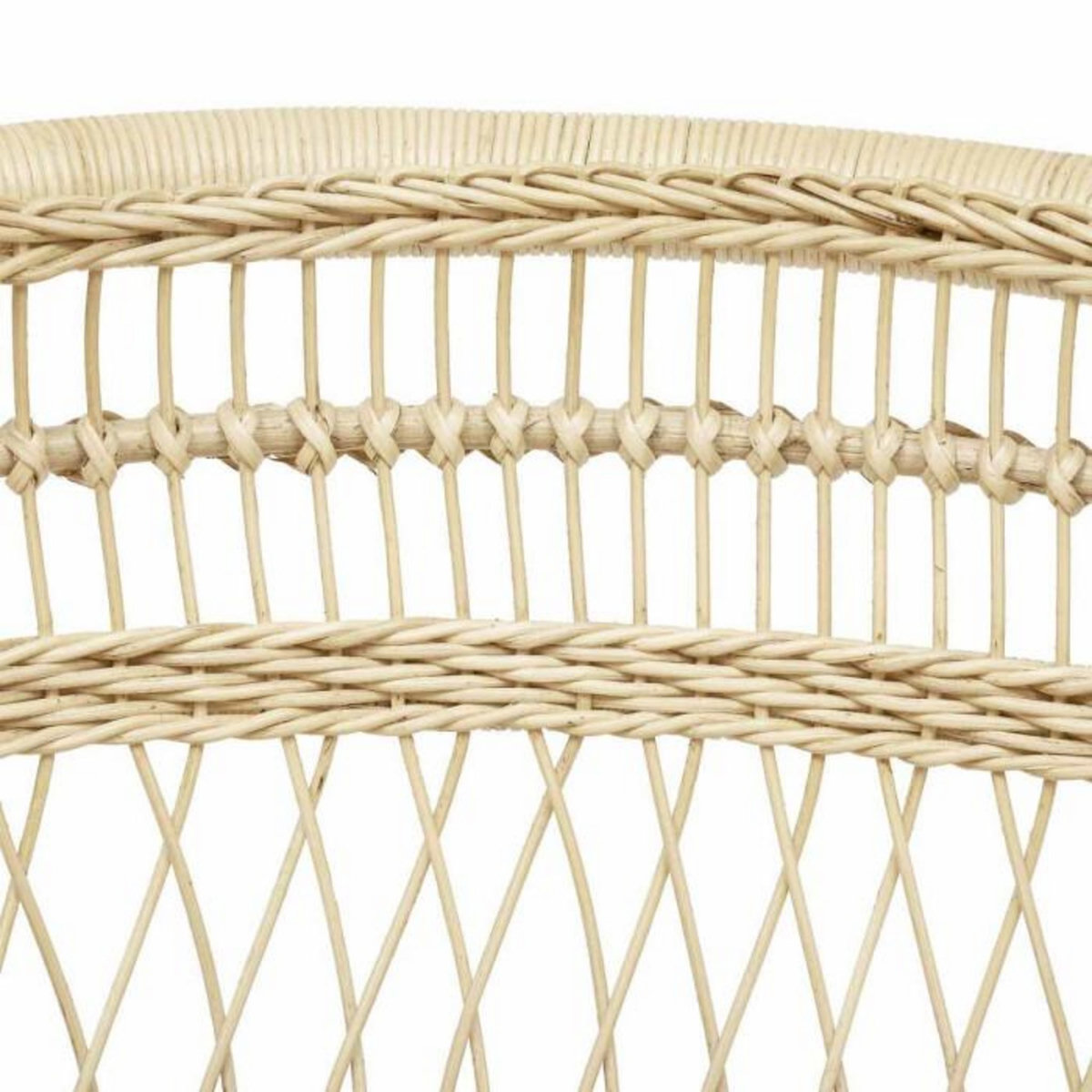 ATMOSPHERA Fauteuil Malawi en Rotin  Malevio  82cm Beige