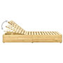 Voir la diapositive 4 : VIDAXL Chaise longue double Bois de pin impregne de vert