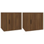 Voir la diapositive 2 : VIDAXL Tables de chevet 2 pcs Chene marron 50x39x47 cm