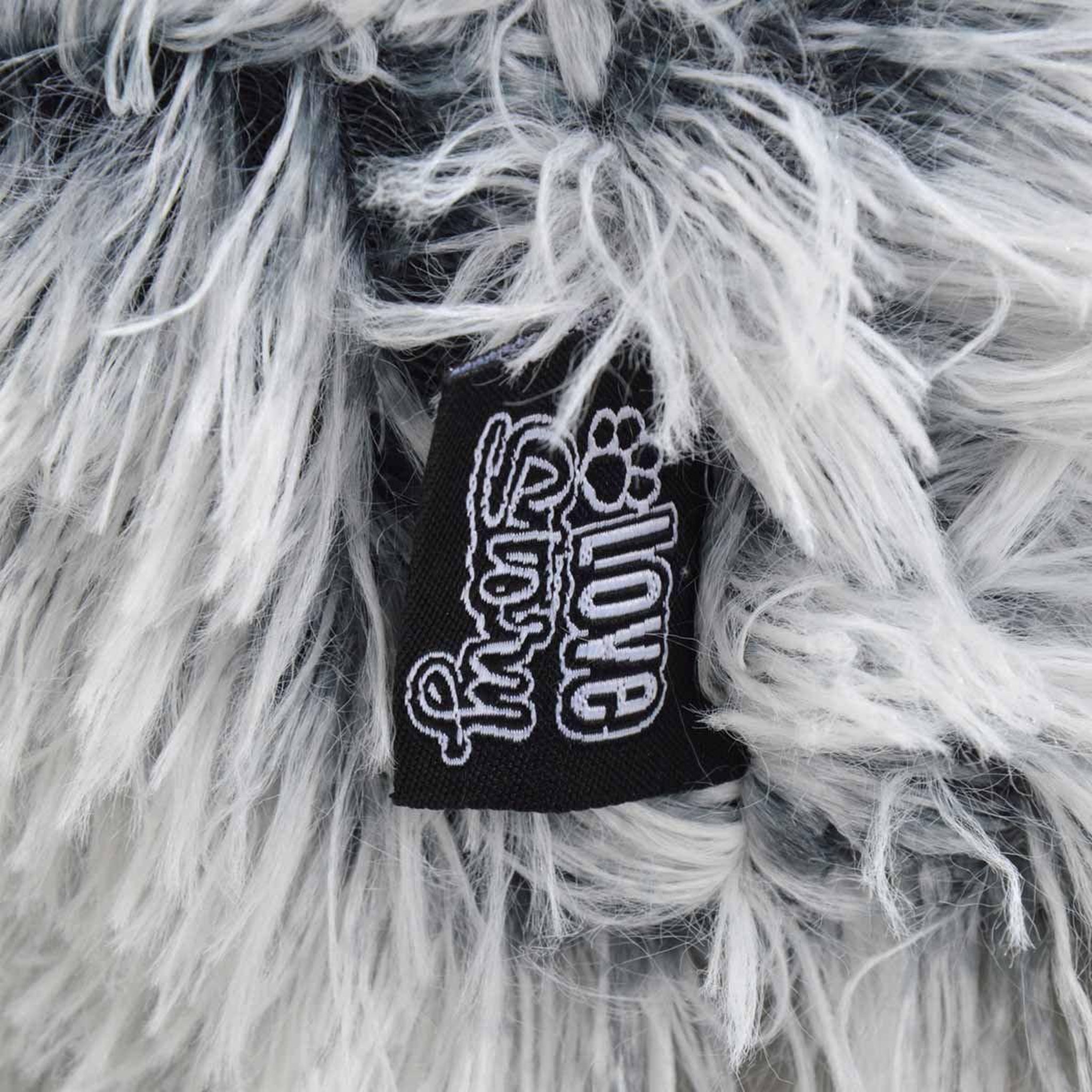 Voir la diapositive 3 : LOVE STORY Coussin pour chien & chat  fluffy  80cm blanc chiné