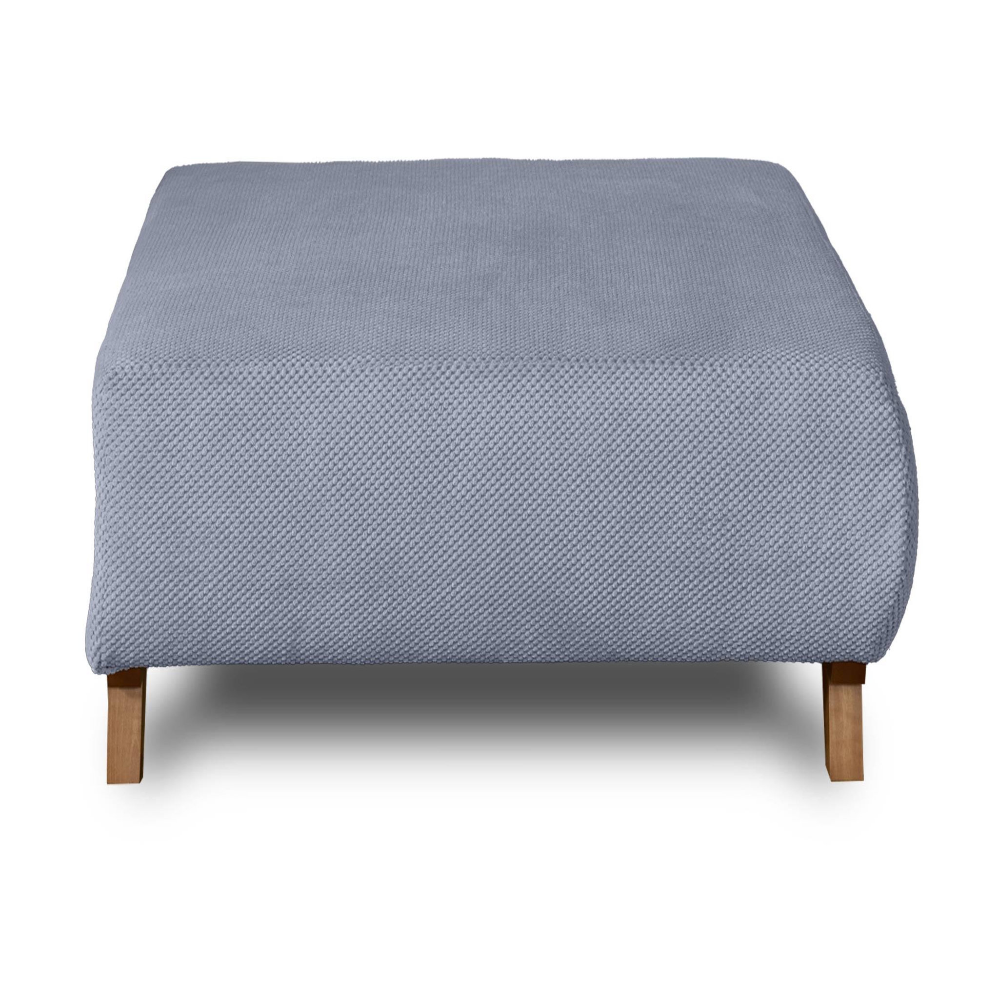 Voir la diapositive 1 : BEST MOBILIER Cristal - pouf modulable - 95 cm - en velours texturé