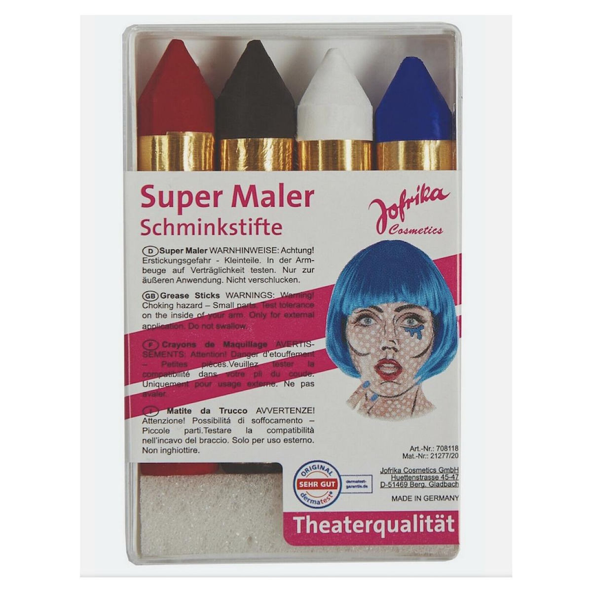 Graine créative Boite de gros Crayons de maquillage - par 4 -