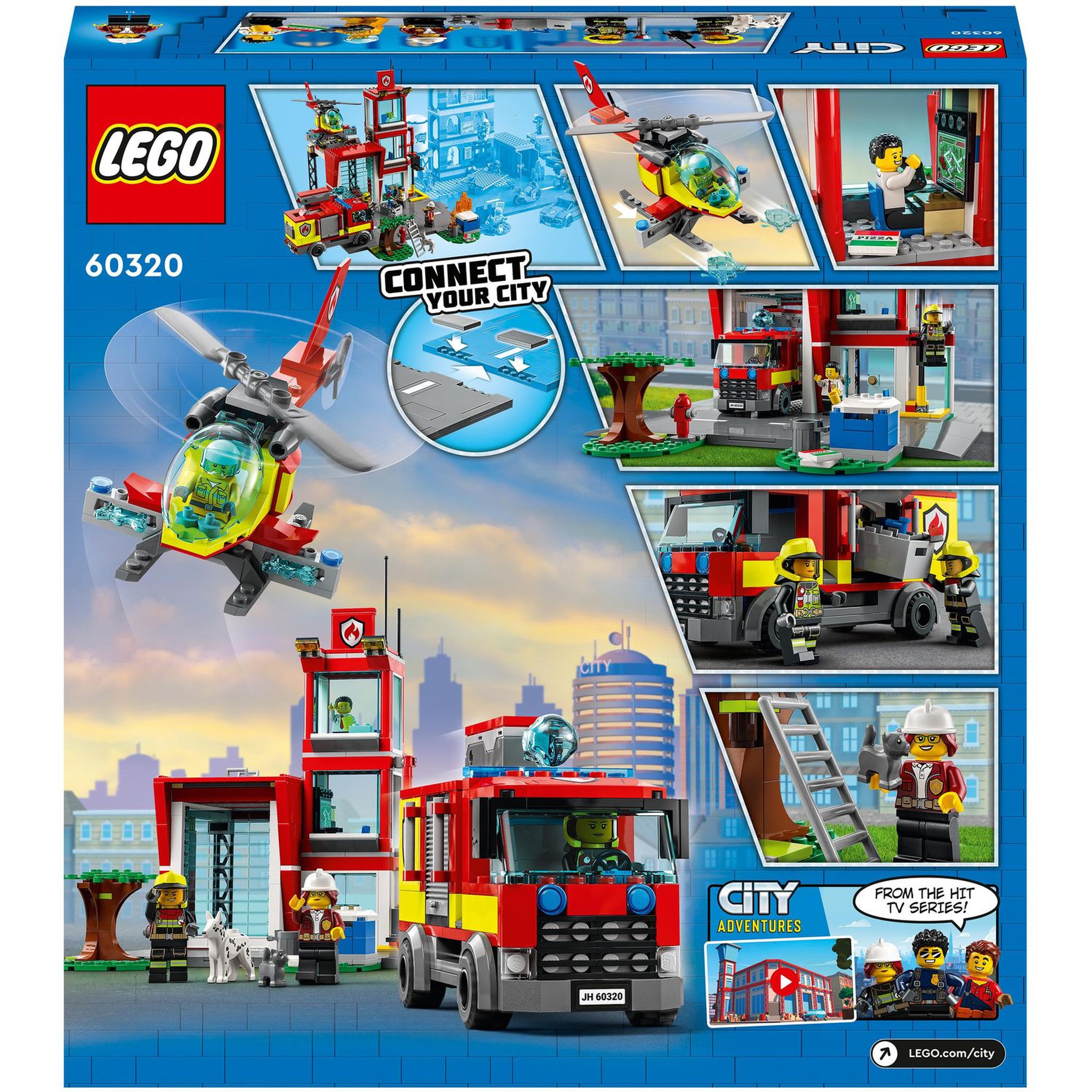 Voir la diapositive 9 : LEGO City Fire 60321 - La Brigade Pompiers avec Jouet Camion Set pour Enfants dès 7 ans