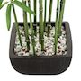 Voir la diapositive 3 : ATMOSPHERA Plante Artificielle en Pot  Bambou  183cm Vert & Noir