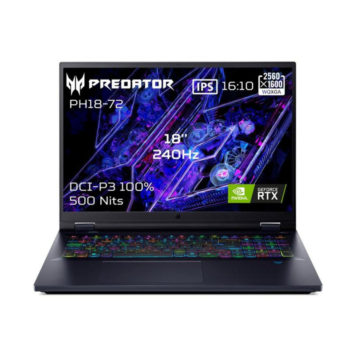 ACER PC portable Acer Gaming Predator Helios 18 PH18 72 944J 18 WQXGA 240Hz Intel Core i9 14900HX 32Go DDR5 1 To SSD GeForce RTX 40