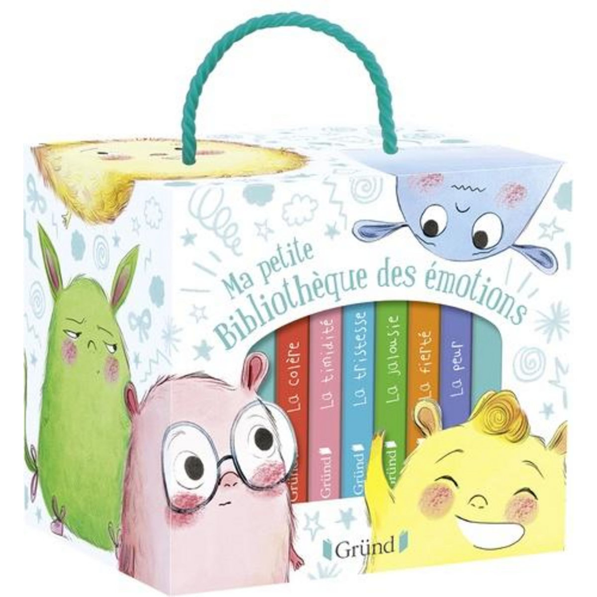MA PETITE BIBLIOTHEQUE DES EMOTIONS. COFFRET EN 6 VOLUMES : LA PEUR ; LA FIERTE ; LA JALOUSIE ; LA TRISTESSE ; LA TIMIDITE ; LA COLERE, Couturier Stéphanie