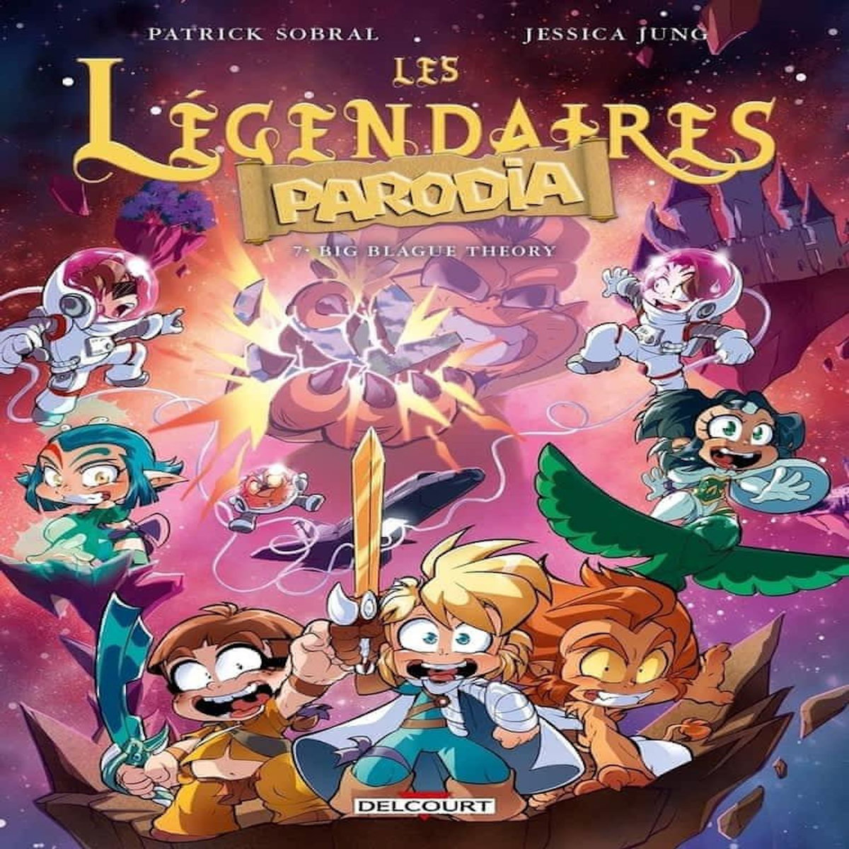 LES LEGENDAIRES PARODIA TOME 7 : BIG BLAGUE THEORY, Sobral Patrick