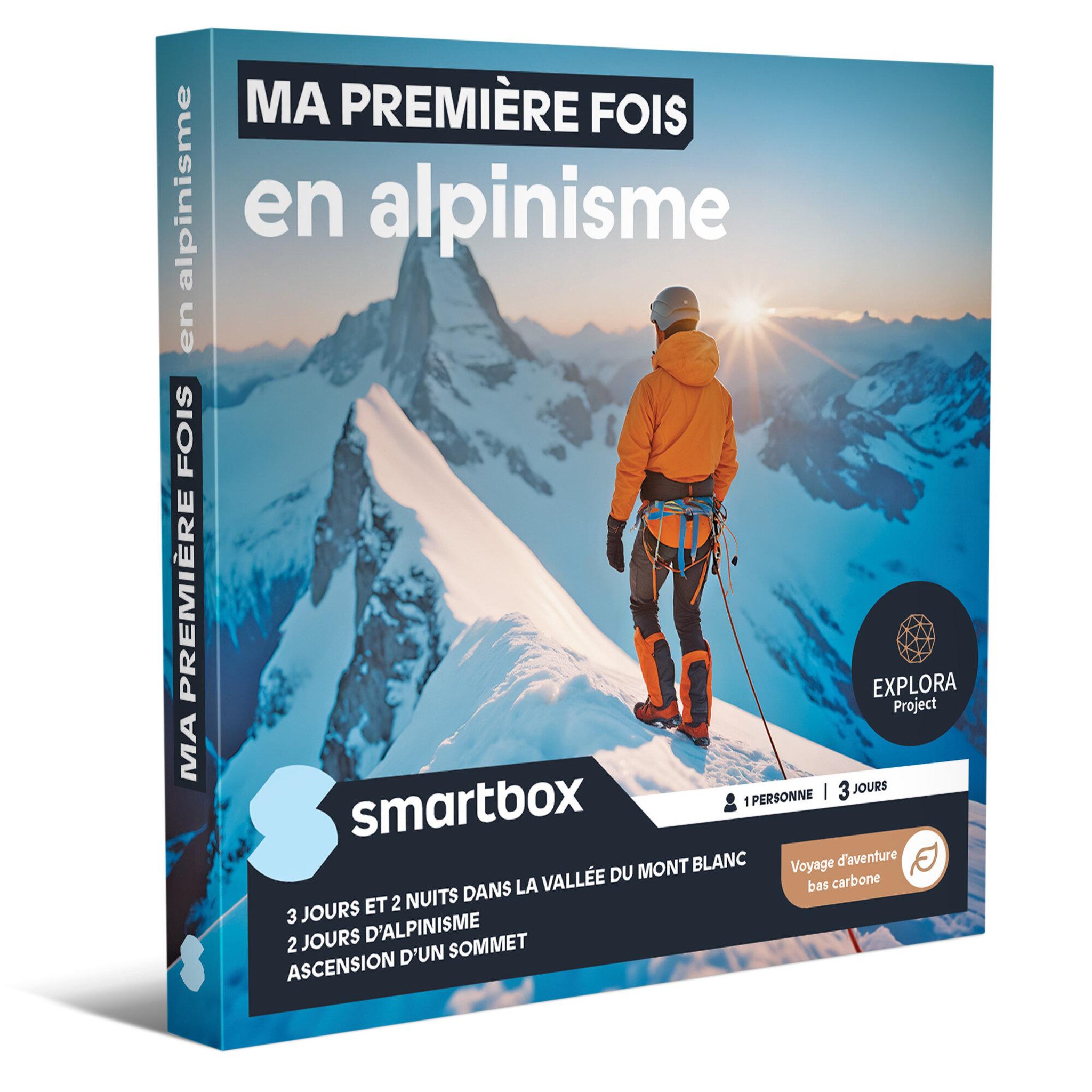 Smartbox Explora project - ma première fois en alpinisme - coffret cadeau séjour