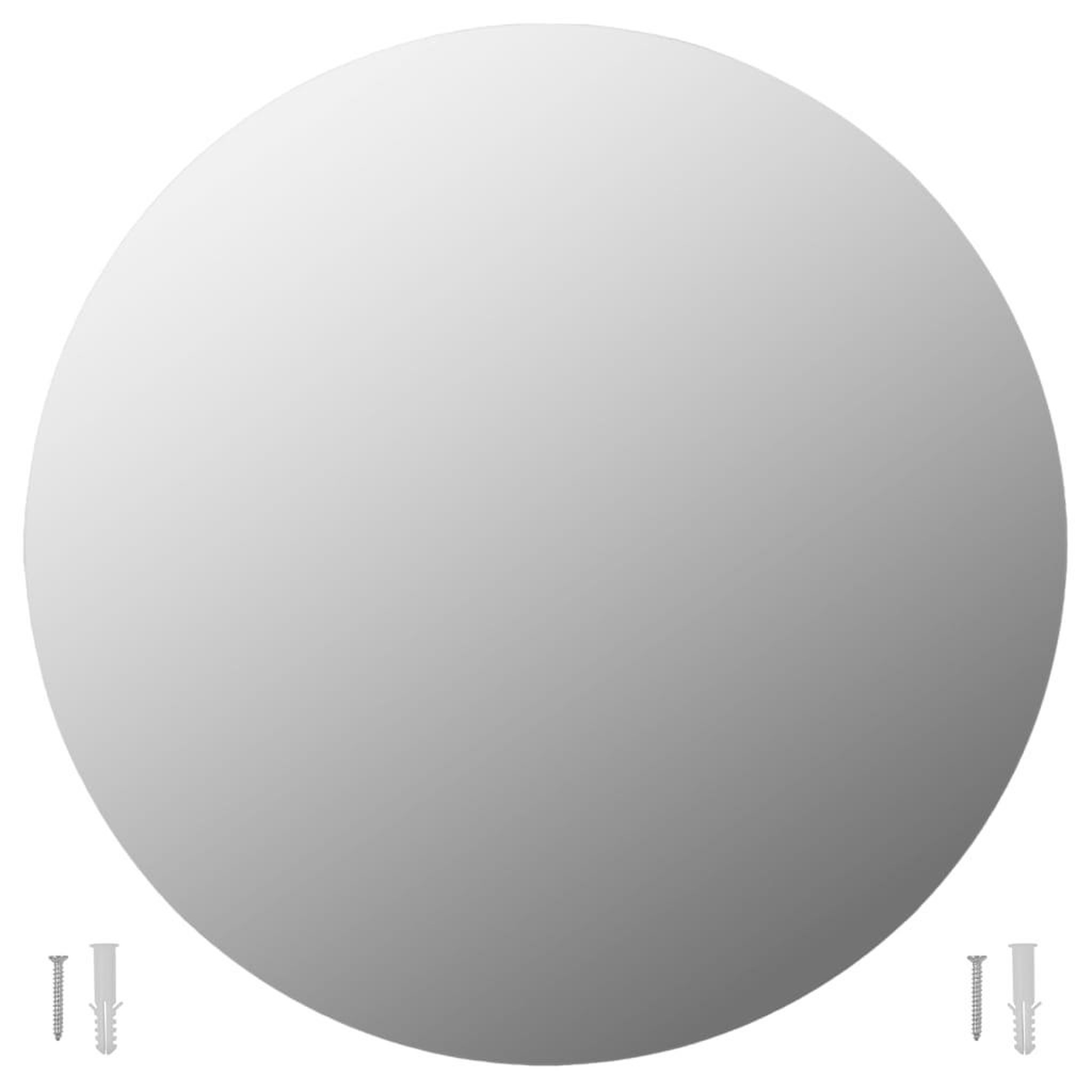 Voir la diapositive 2 : VIDAXL Miroirs muraux 2 pcs 60 cm Rond Verre