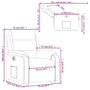 Voir la diapositive 6 : VIDAXL Fauteuil inclinable electrique creme tissu