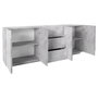 Voir la diapositive 2 : Buffet 4 portes 3 tiroirs L224cm PESCARA