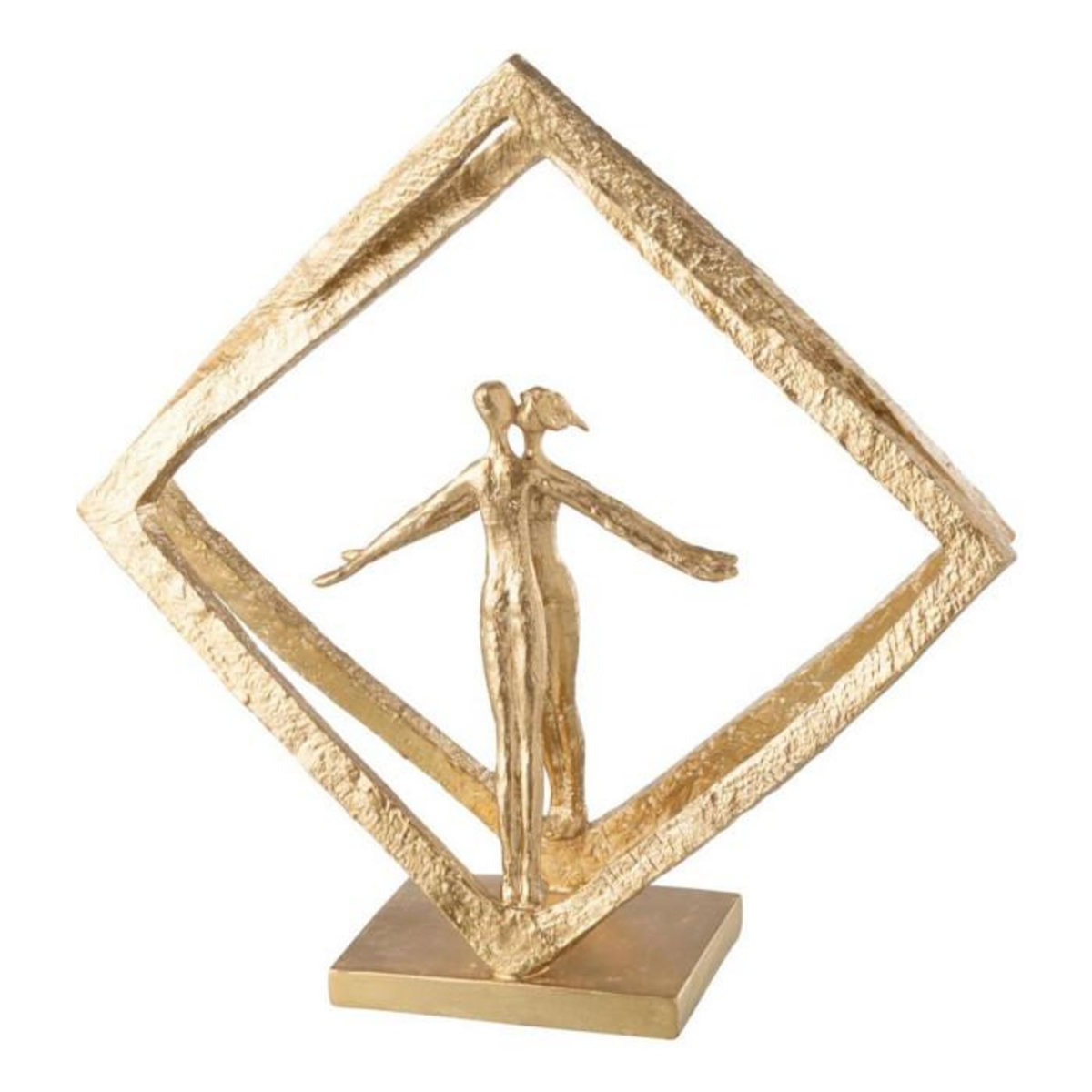 Paris Prix Statuette Couple Fenêtre  Brady  44cm Or