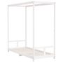 Voir la diapositive 3 : VIDAXL Cadre de lit pour enfants blanc 80x200 cm bois de pin massif