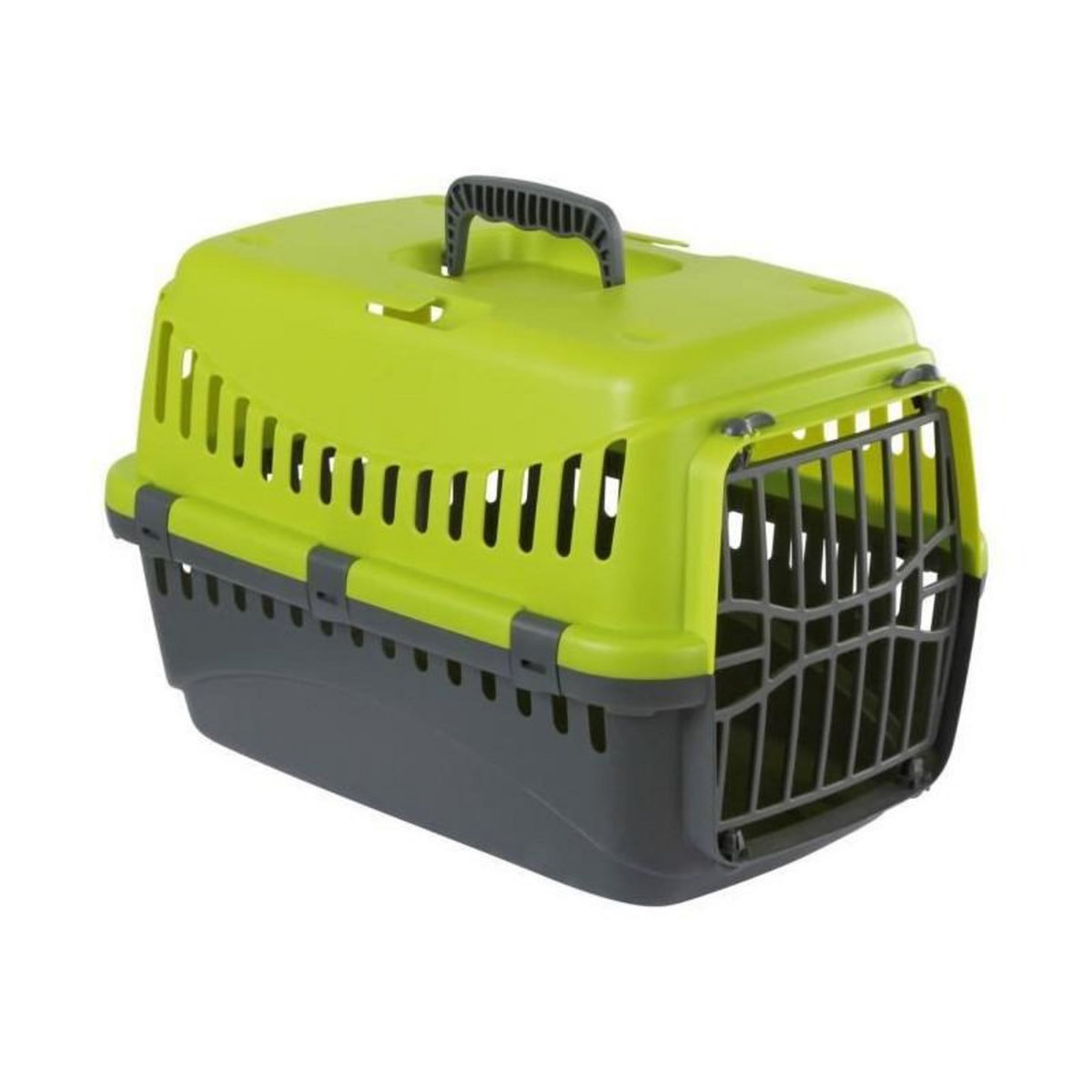 KERBL KERBL Box de transport Expedition pour chien - 48x32x32cm - Vert et gris foncé