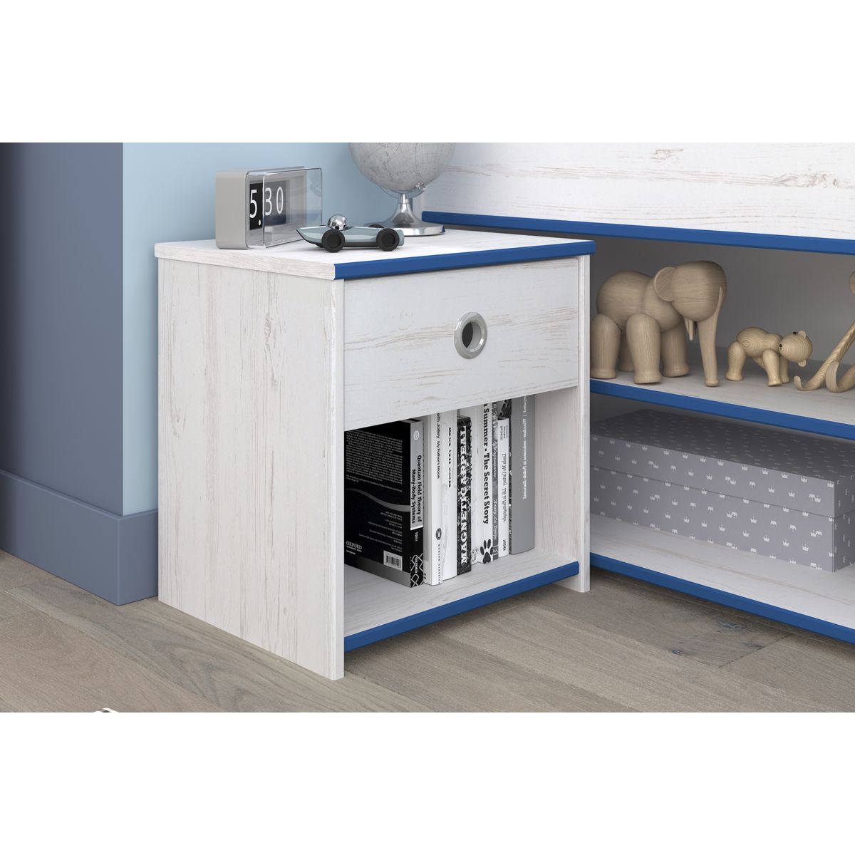 Chevet 1 tiroir 1 niche L40cm REVERSO