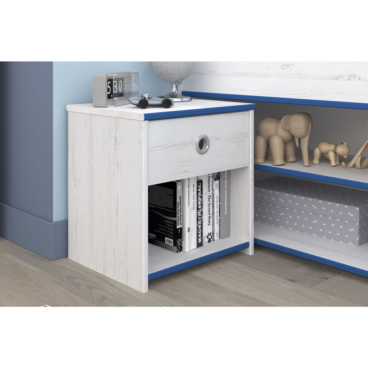 Chevet 1 tiroir 1 niche L40cm REVERSO