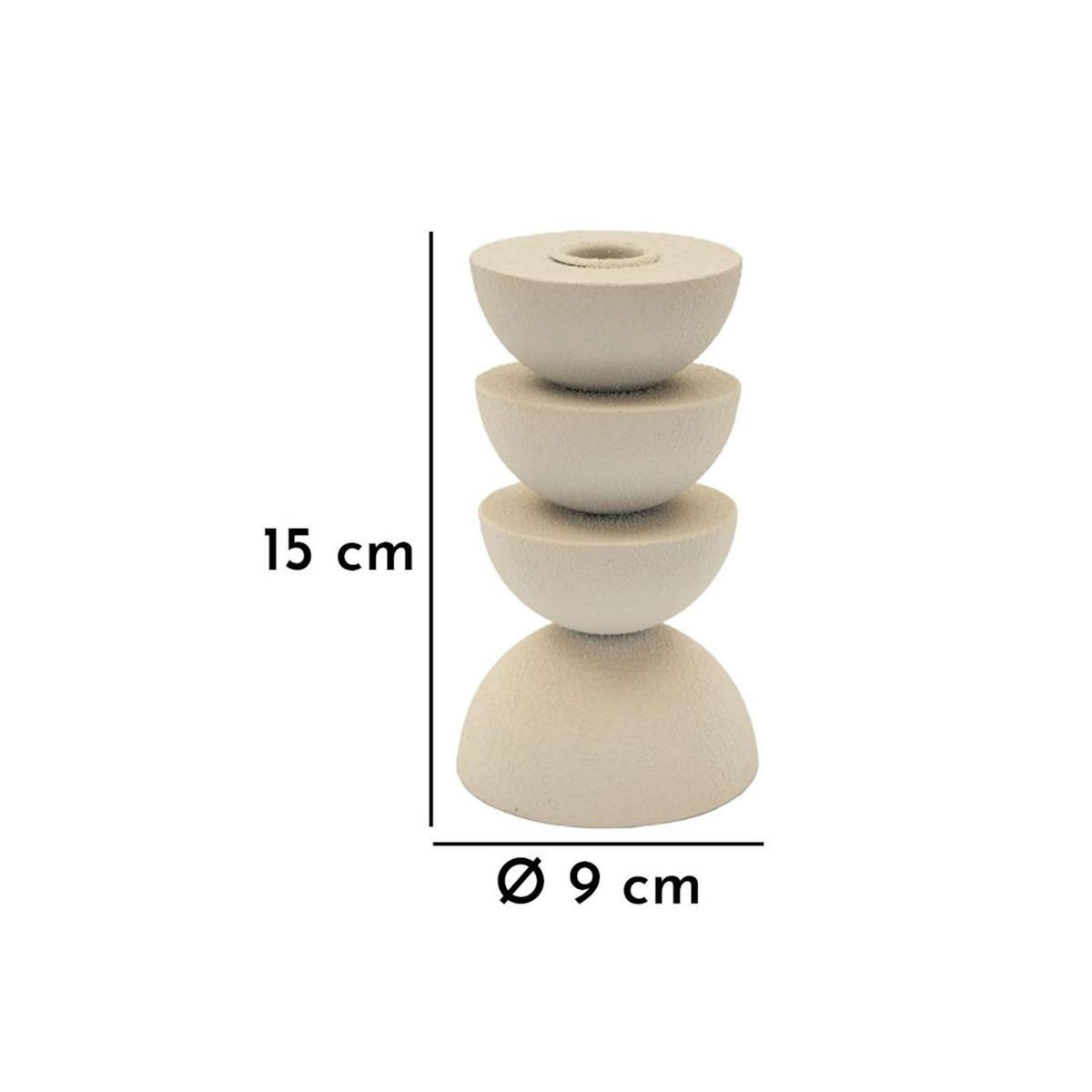 Paris Prix Chandelier Design  Dune  15cm Crème