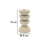 Voir la diapositive 5 : Paris Prix Chandelier Design  Dune  15cm Crème