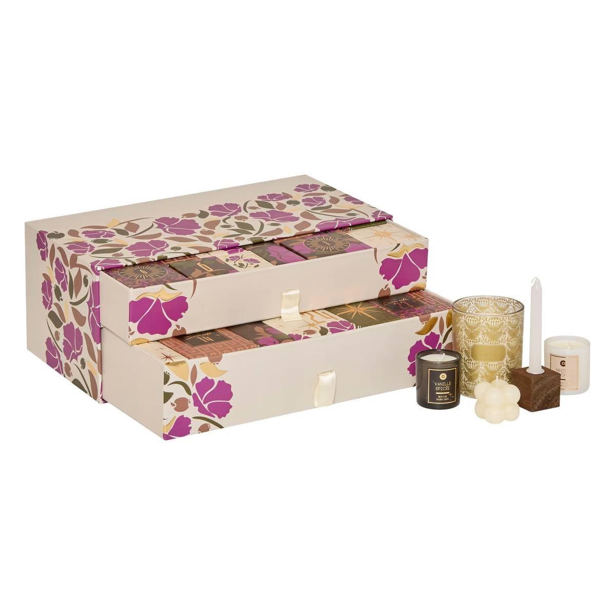 ATMOSPHERA Coffret senteur calendrier de l'avent  belli  36cm multicolore