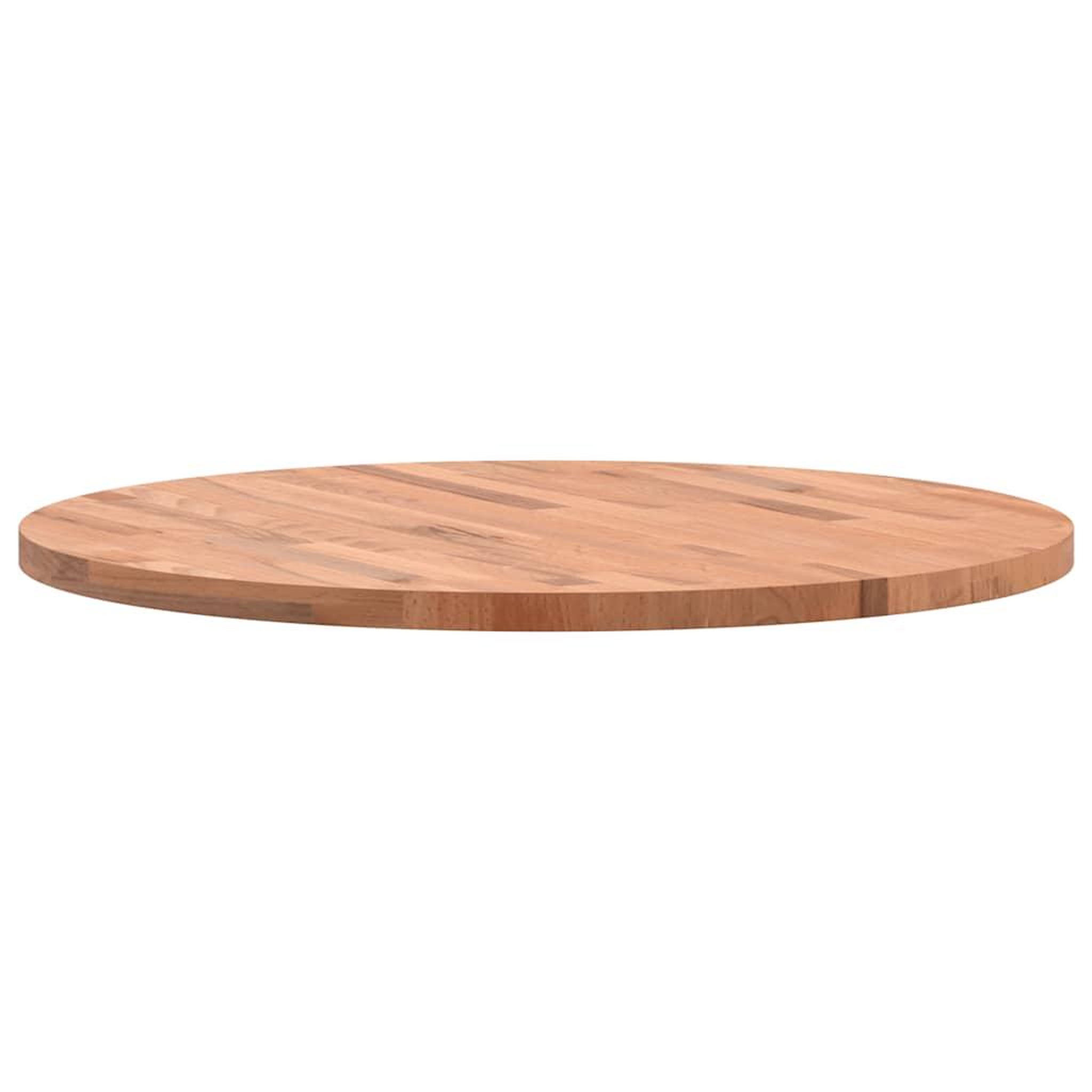 Voir la diapositive 2 : VIDAXL Dessus de table Ø70x2,5 cm rond bois massif de hetre