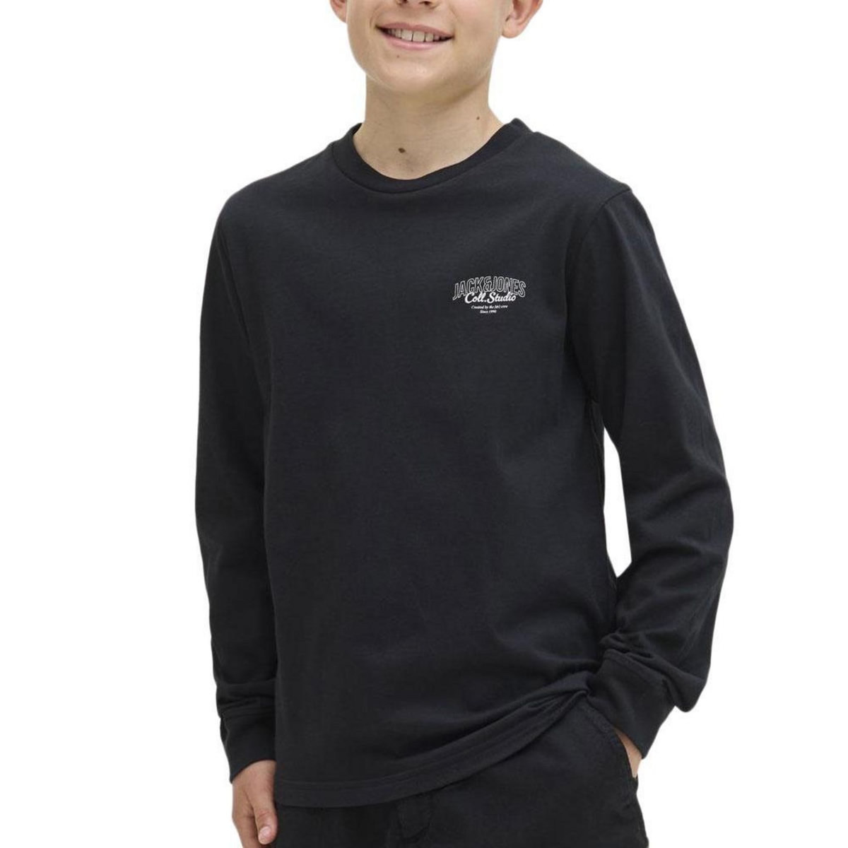 Jack & Jones T Shirt Manches Longues  Garçon Jack & Jones Makoto