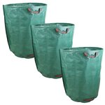 LINXOR Lot de 3 sacs de déchets 300L en PP 150g/m² autoportants