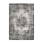 Paris Prix Tapis Effet Vieilli à Poils Courts  Ariya  Anthracite. Coloris disponibles : Gris