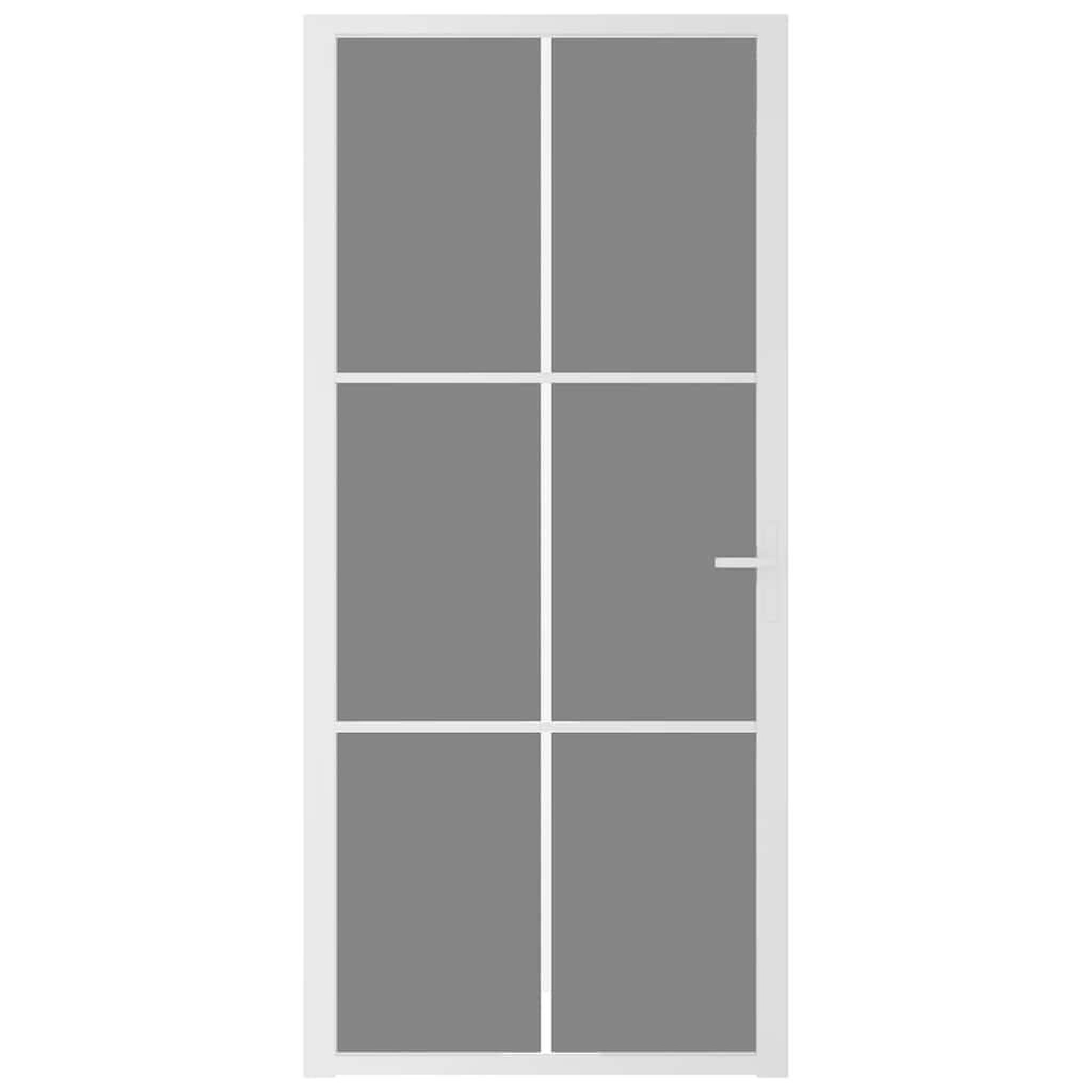 Voir la diapositive 3 : VIDAXL Porte en verre 93 x 201,5 cm aluminium