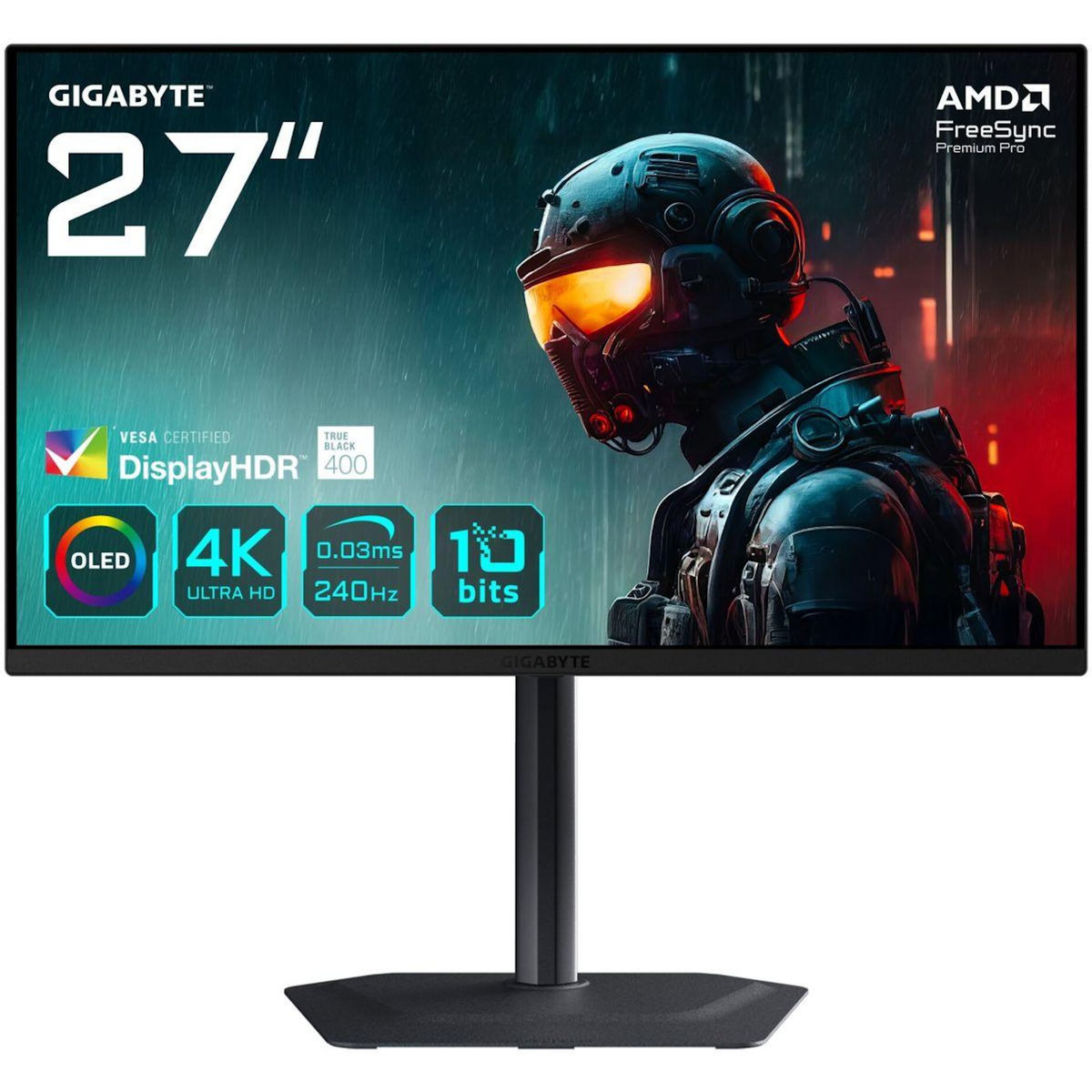 Gigabyte Ecran PC Gamer MO27U2 27'' OLED 4K UHD