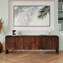 Voir la diapositive 2 : Rendez vous déco Meuble TV en bois de manguier 3 portes 150 cm-Achille
