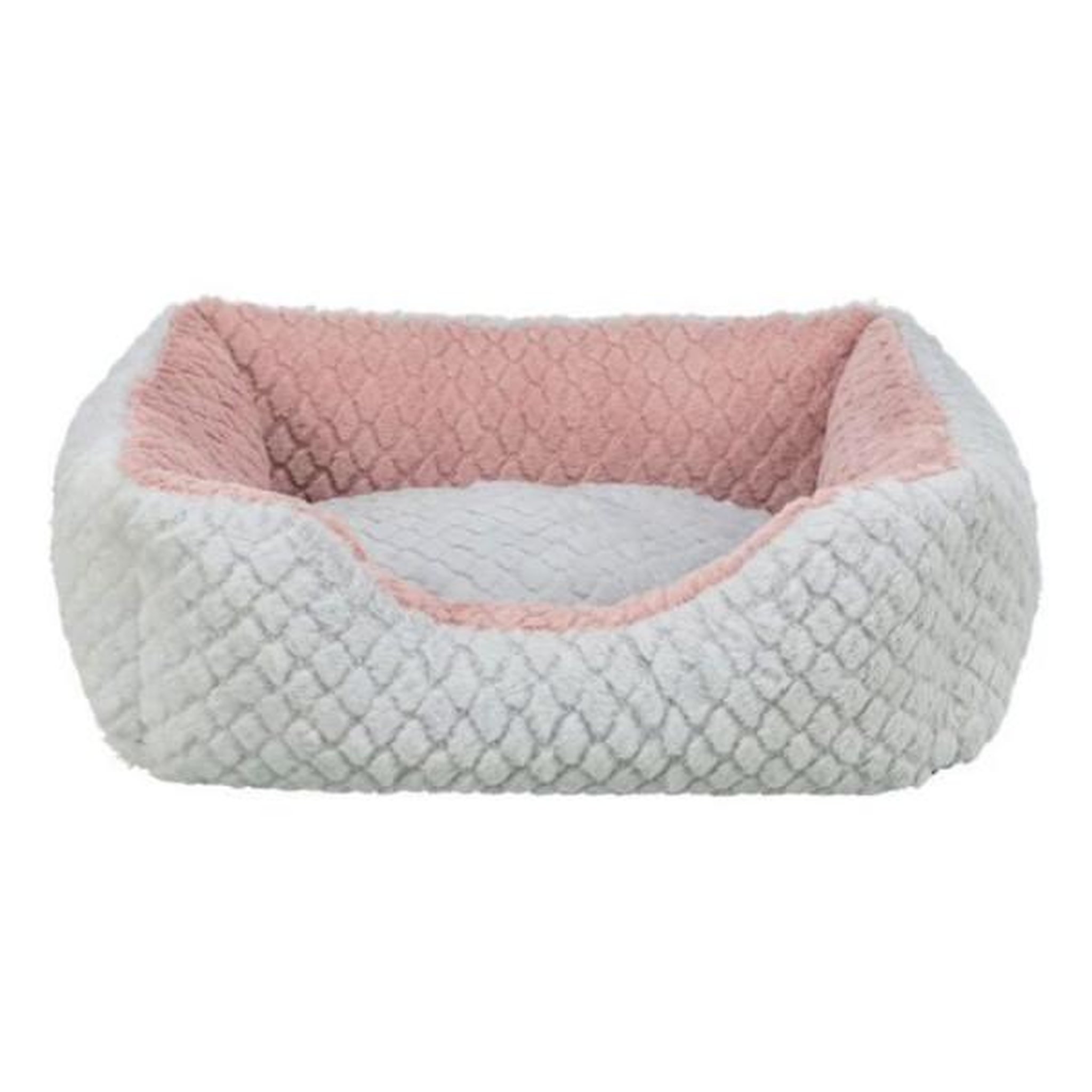 Voir la diapositive 3 : Trixie Panier pour chien - TRIXIE - KALINE MIO - 50 x 40 cm - Gris / Vieux rose