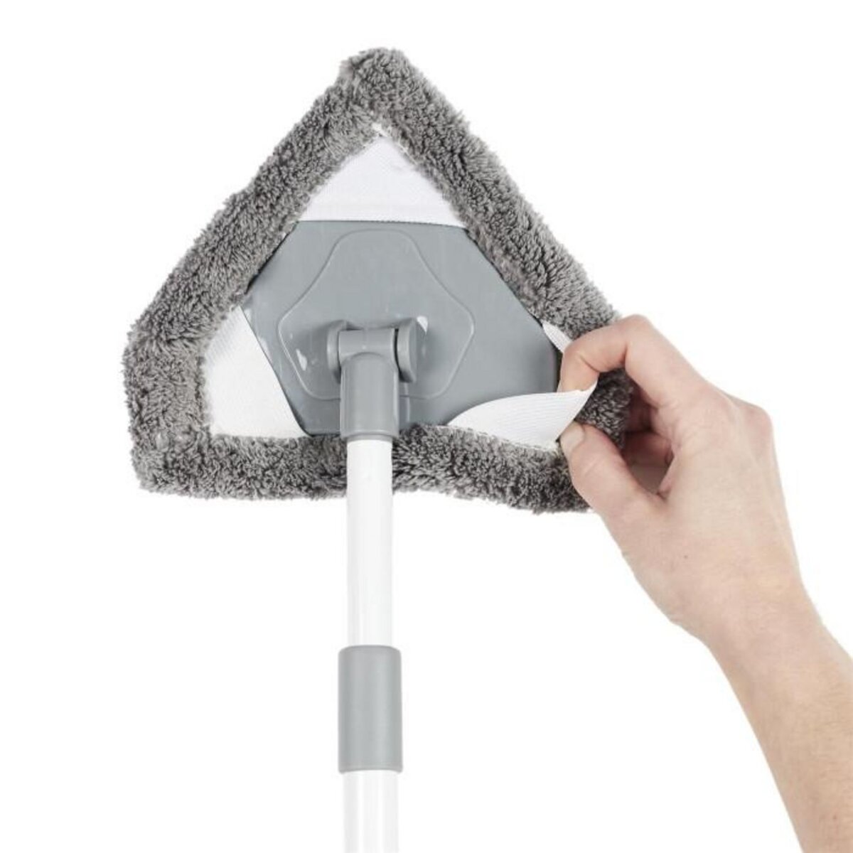 Paris Prix Balai de Nettoyage Mop  Extensible  52-87cm Gris