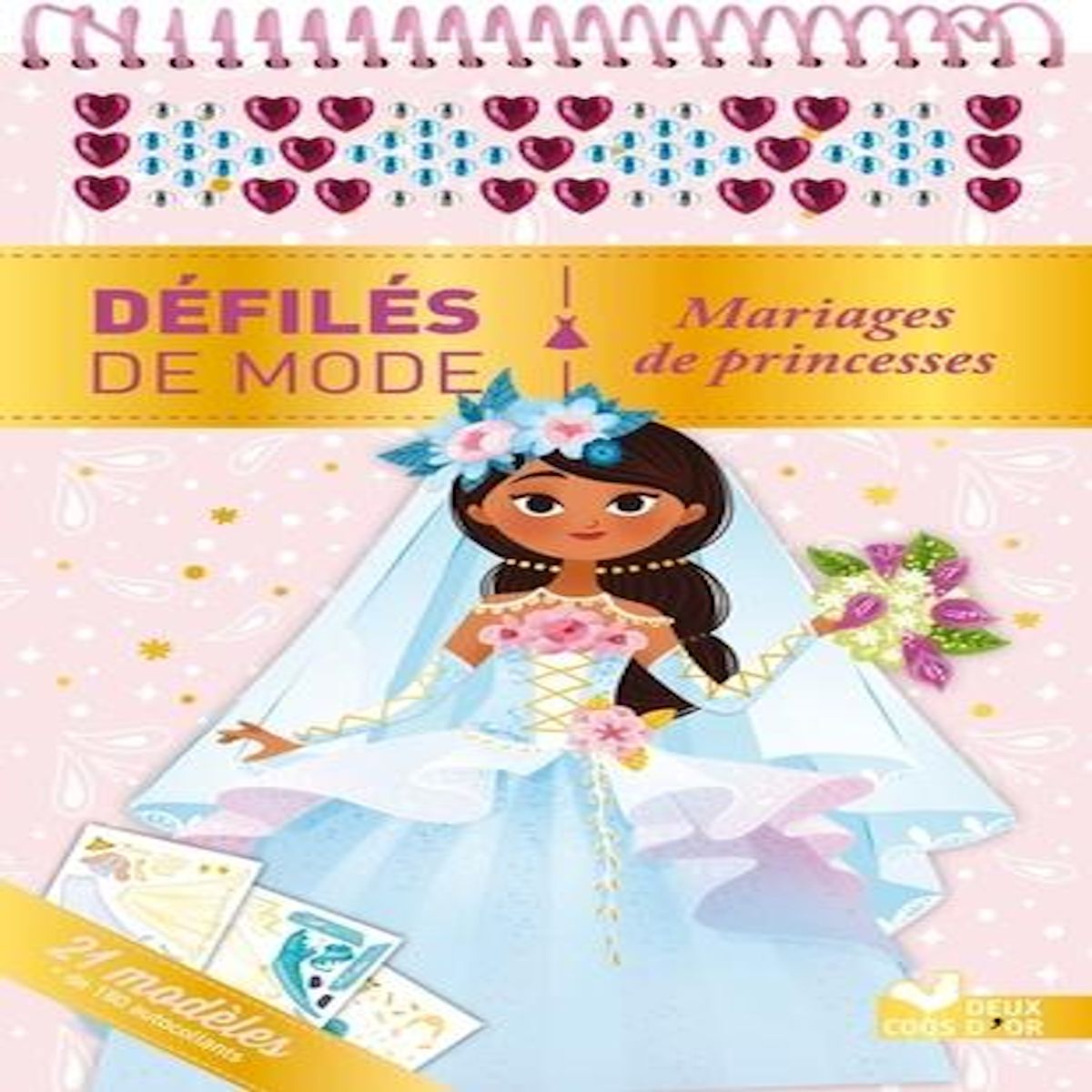 MARIAGES DE PRINCESSES. 21 MODELES ET + DE 180 AUTOCOLLANTS, Lili la Baleine