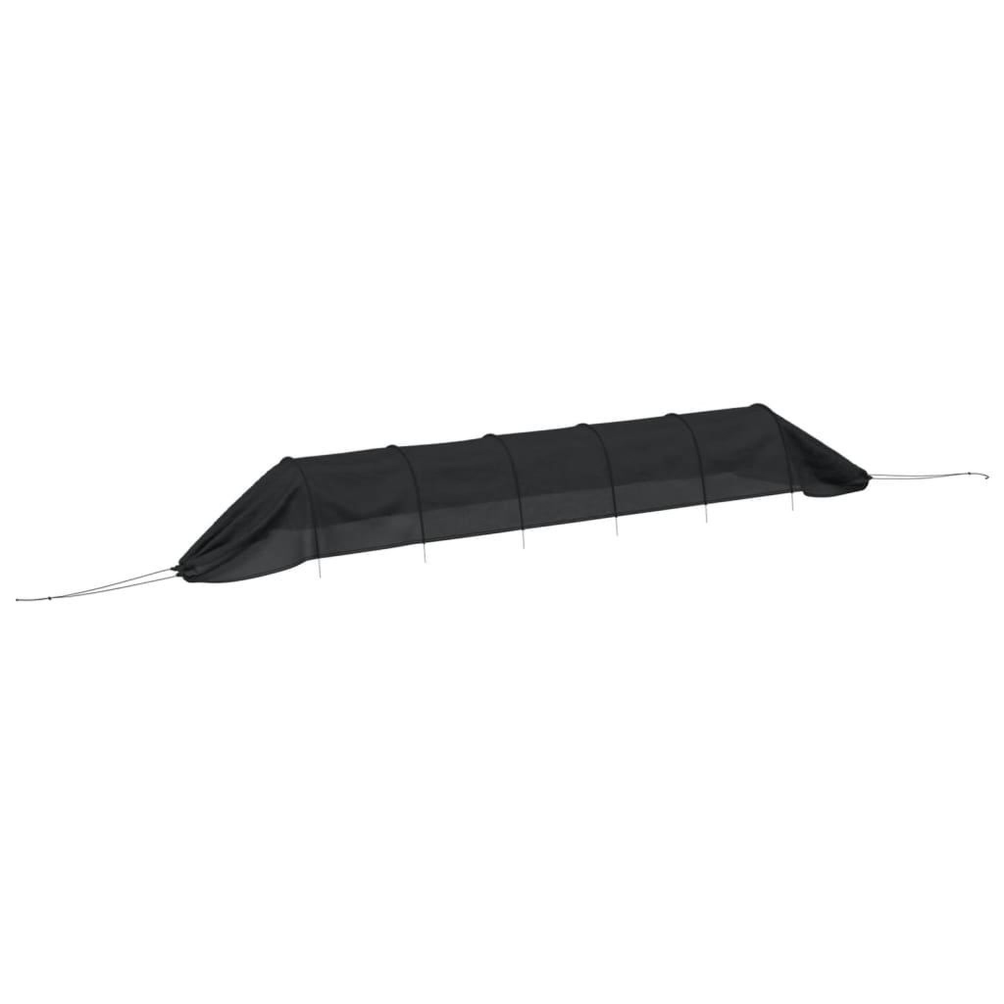 Voir la diapositive 4 : VIDAXL Tunnels en filet 2 pcs noir acier et polyethylene