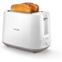 Voir la diapositive 2 : Philips Grille-pain HD2581/00 Toaster blanc Daily, 2 fentes, 830W