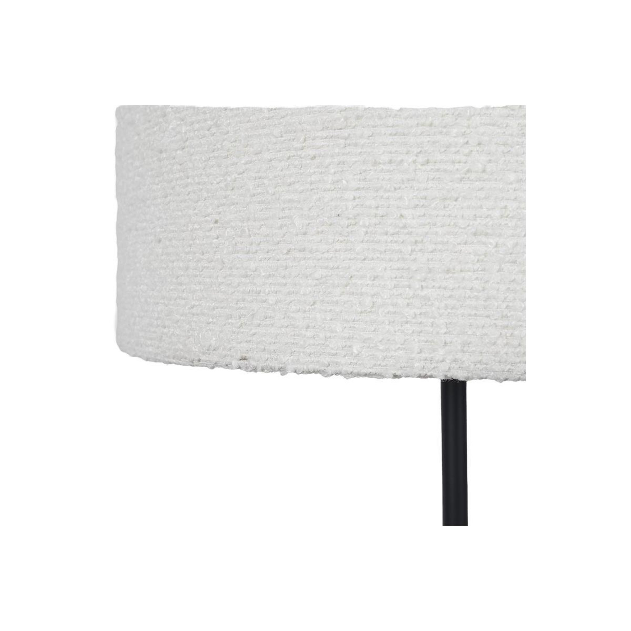 Voir la diapositive 2 : The Home Deco Factory Lampadaire design bouclette  natural  150cm noir